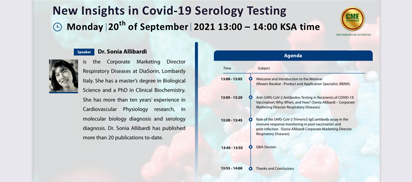 New Insights in Covid – 19 Serology Testing  Webinar